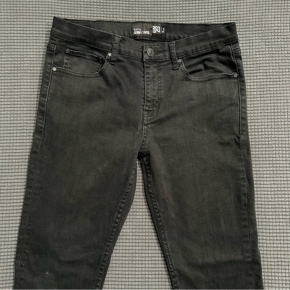 RSQ Men's Skinny Jeans - Black
